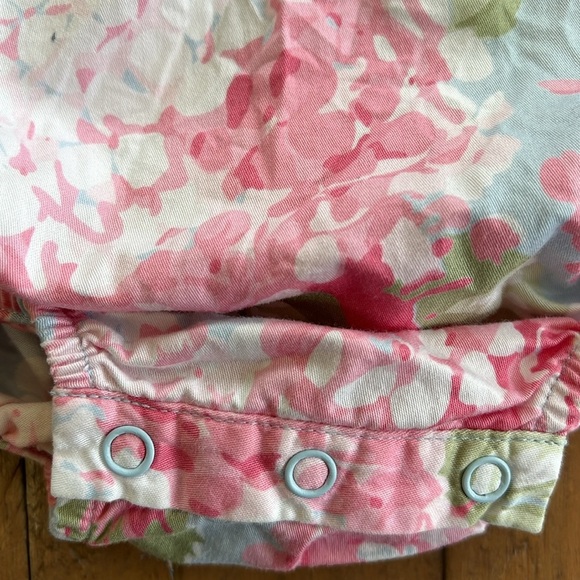 Janie and jack smocked hydrangea romper - Picture 5 of 8